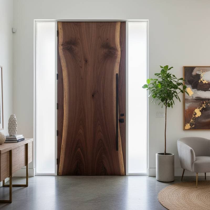 Image for $5K Live-Edge Doors Transform Suburban Homes