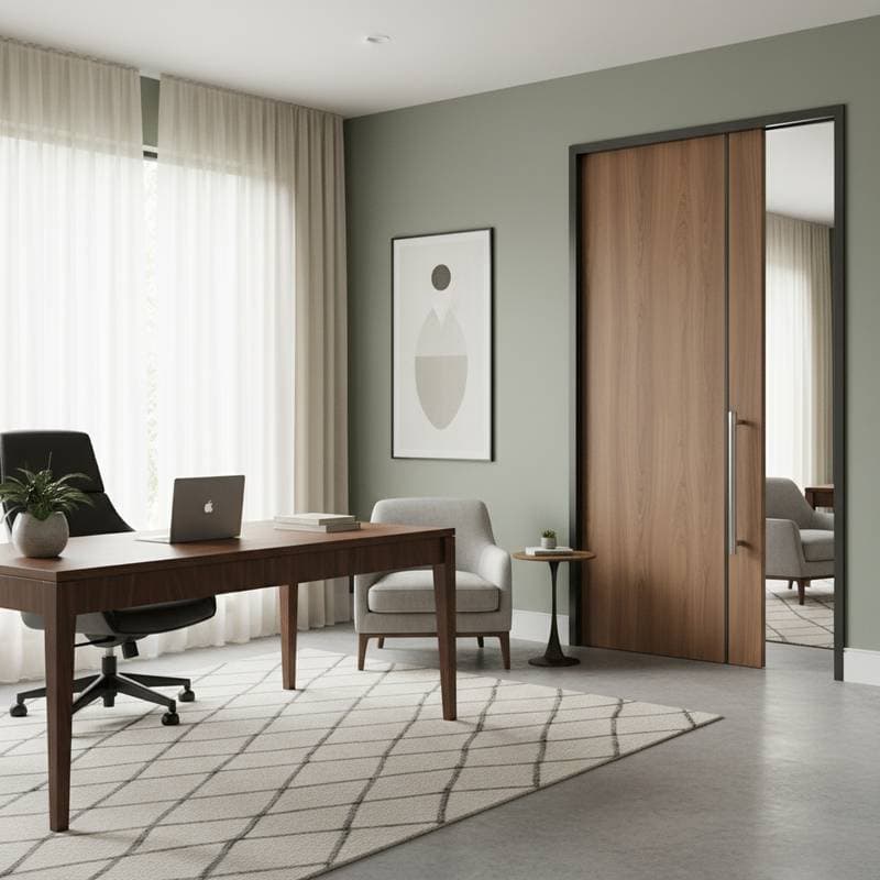Image for Acoustic Doors Cut Noise 85% for Home Offices