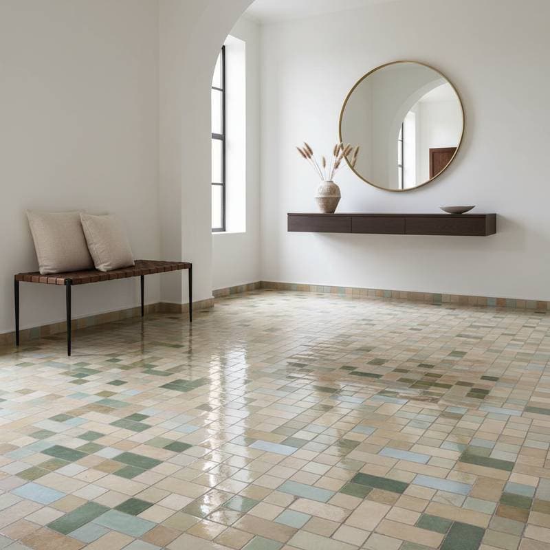 Image for Zellige Tiles Bring Moroccan Craft to Modern Entryways