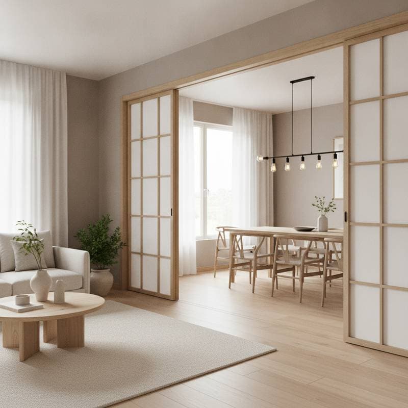 Image for Japandi Shoji Doors Transform Homes With Light and Calm