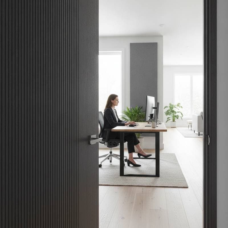 Image for Acoustic Doors Cut Home Office Noise for $800-$2,500