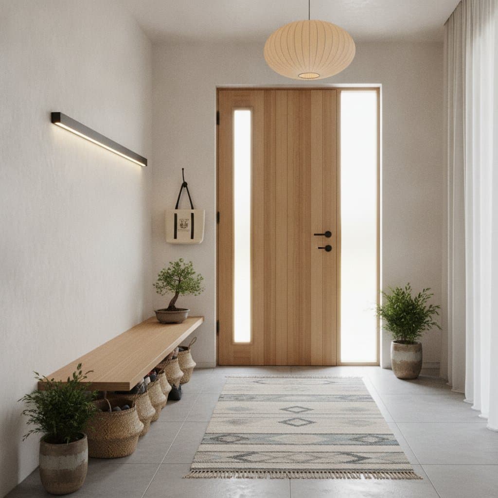Image for Japandi Entryways Blend Japanese Calm With Nordic Warmth