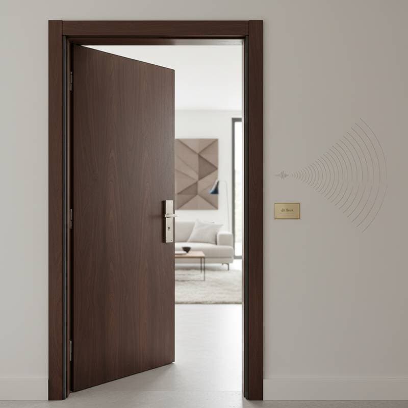 Image for Acoustic Doors Block 85% of Household Noise