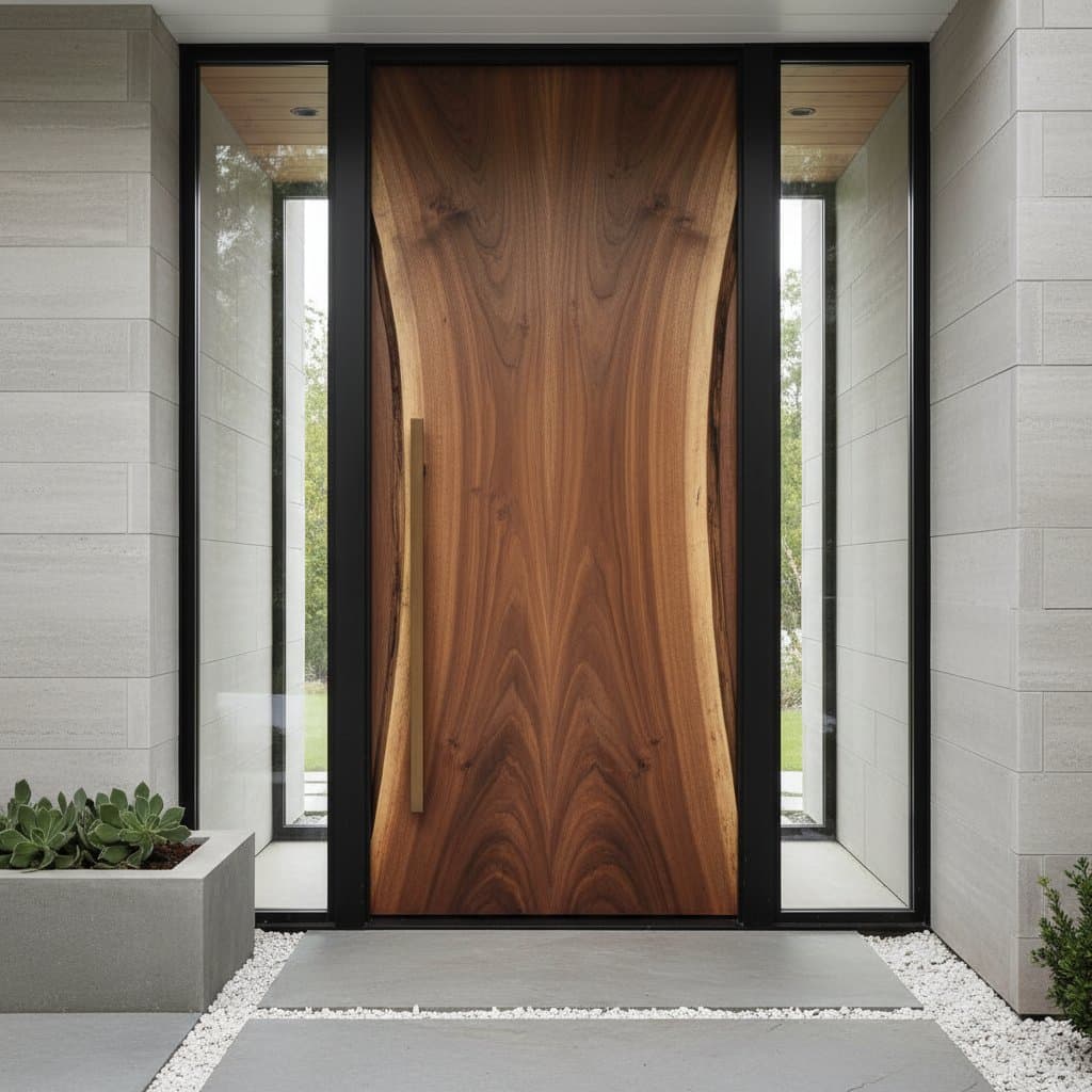 Featured image for Live-Edge Doors Cost $5K But Transform Your Entry