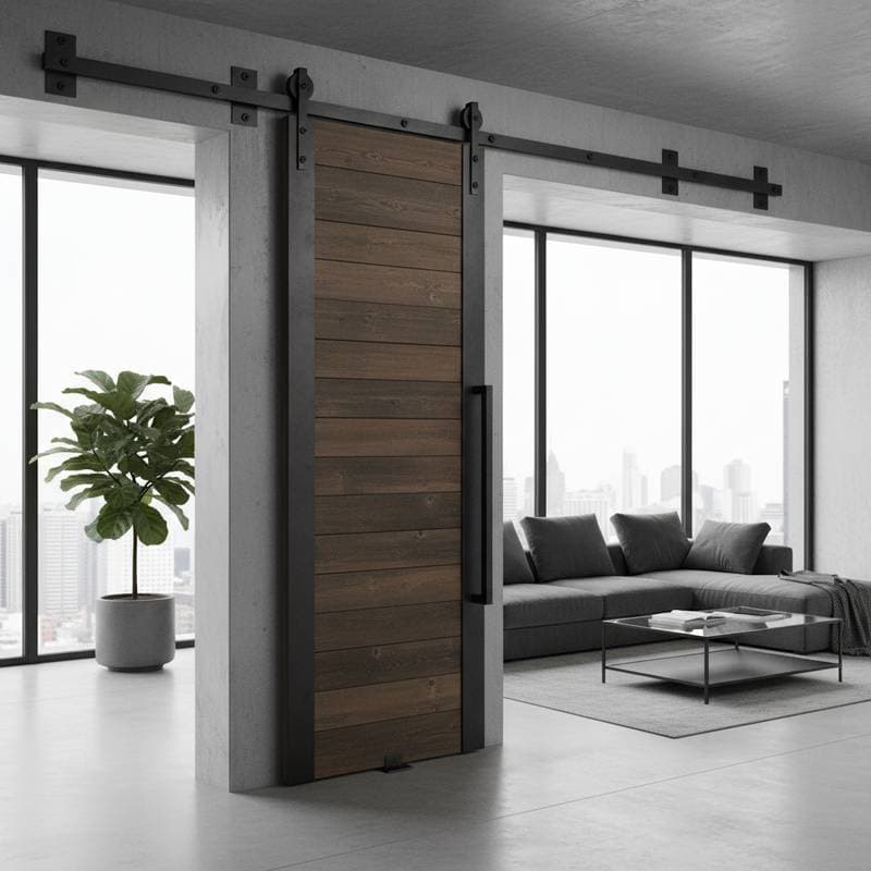 Featured image for Barn Door Hardware Goes Industrial in 2025