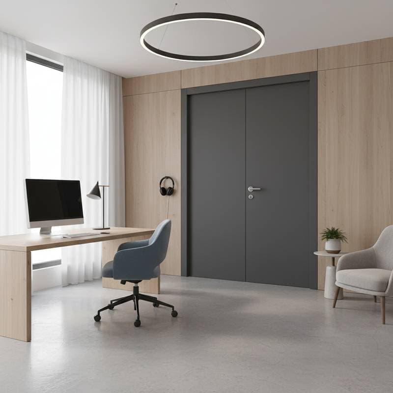 Featured image for Acoustic Doors Block 85% of Home Office Noise