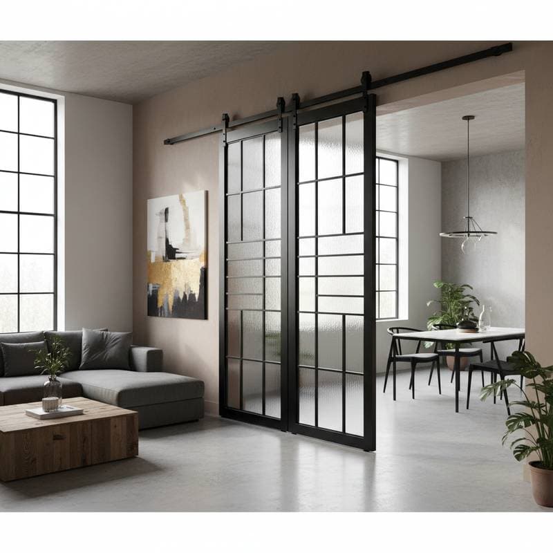 Featured image for Black Steel Barn Doors Cost $1,200 to $3,800 in 2025