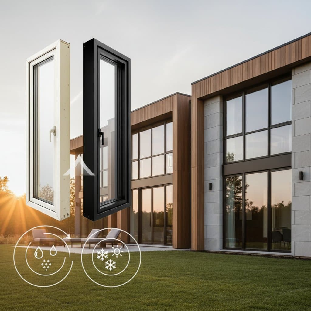 Image for Why Black Aluminum Windows Replace Vinyl in 2025