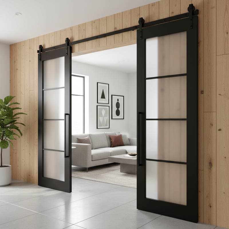 Featured image for Matte Black Barn Doors Replace Shiny Metal in 2025