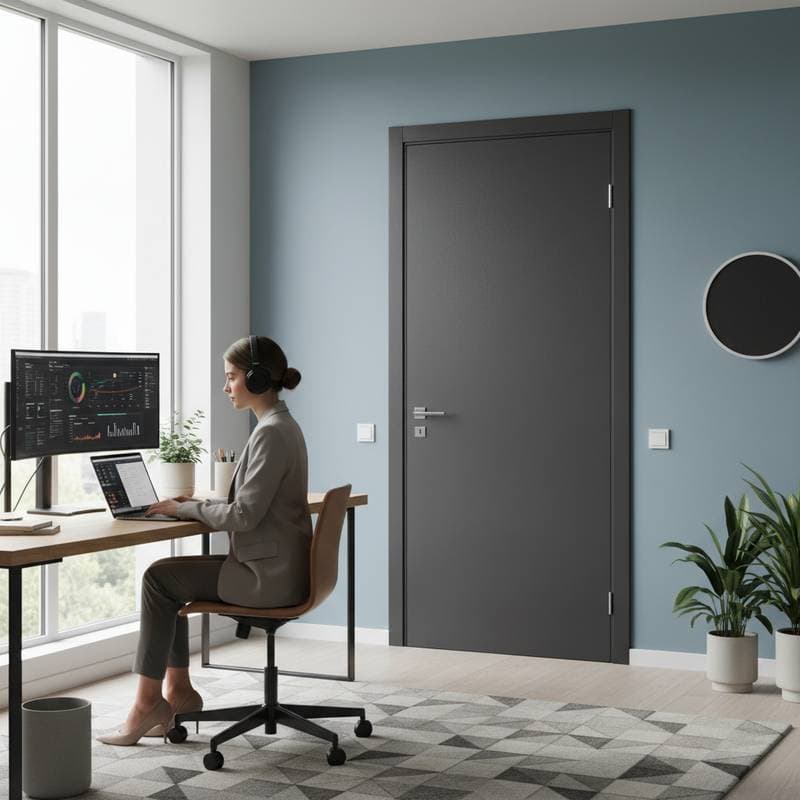 Featured image for Soundproof Doors Transform Remote Work Productivity