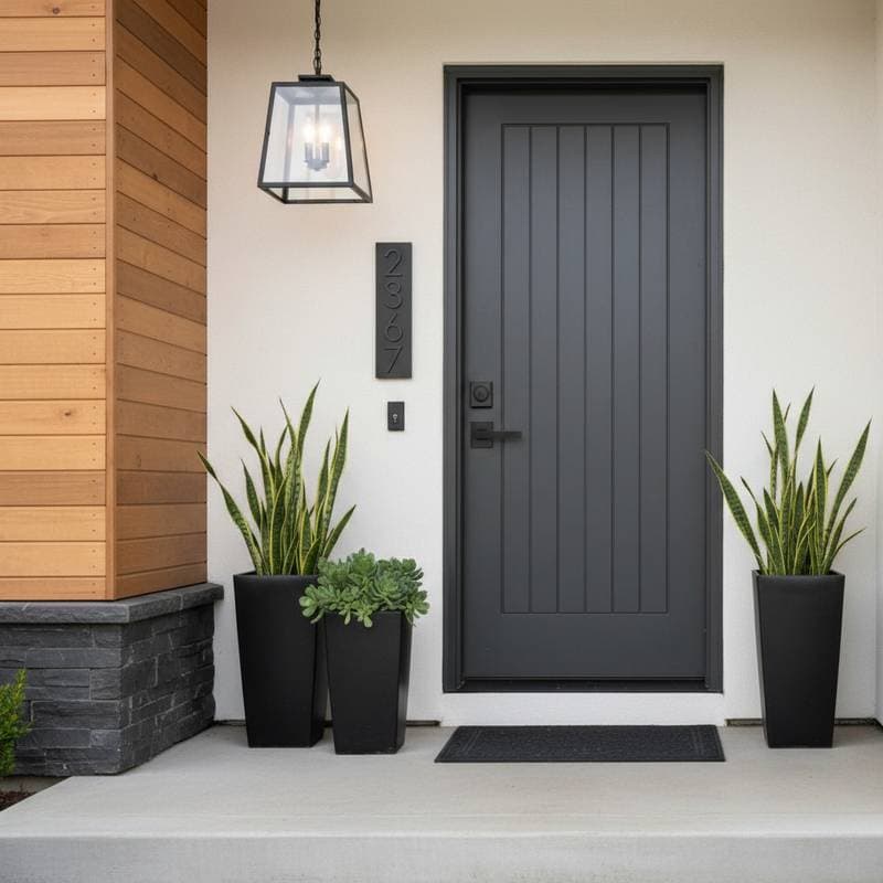 Image for Matte Black Hardware: The Statement Finish Defining Modern Exteriors