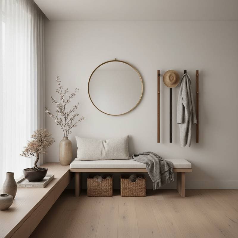 Featured image for Why Japandi Fusion Rules Entryways in 2026