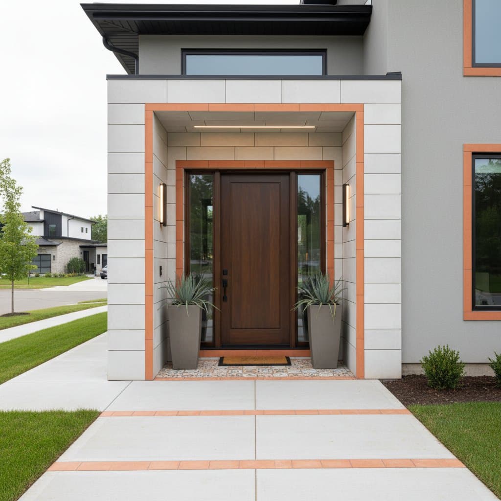 Featured image for Colored Grout Lines Transform Door Frames Into Art