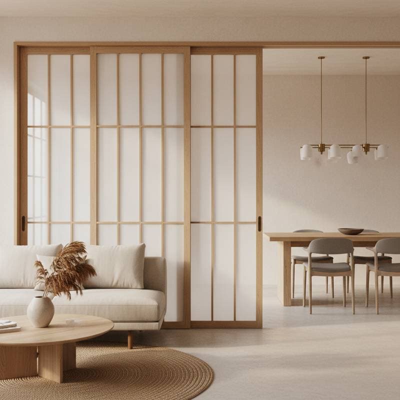 Image for Shoji Doors Divide Space Without Blocking Light