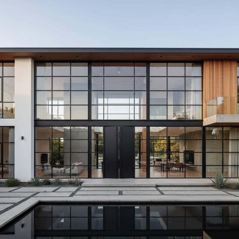 Image for Black Steel Windows Define 2026 Modern Architecture