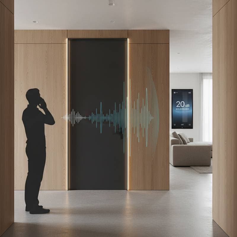 Image for 80% Noise Drop: How Acoustic Doors Work in 2026