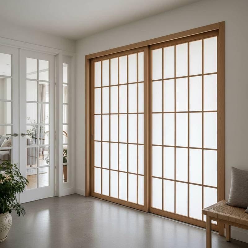 Image for Why Japandi Shoji Doors Cost Half of French Doors