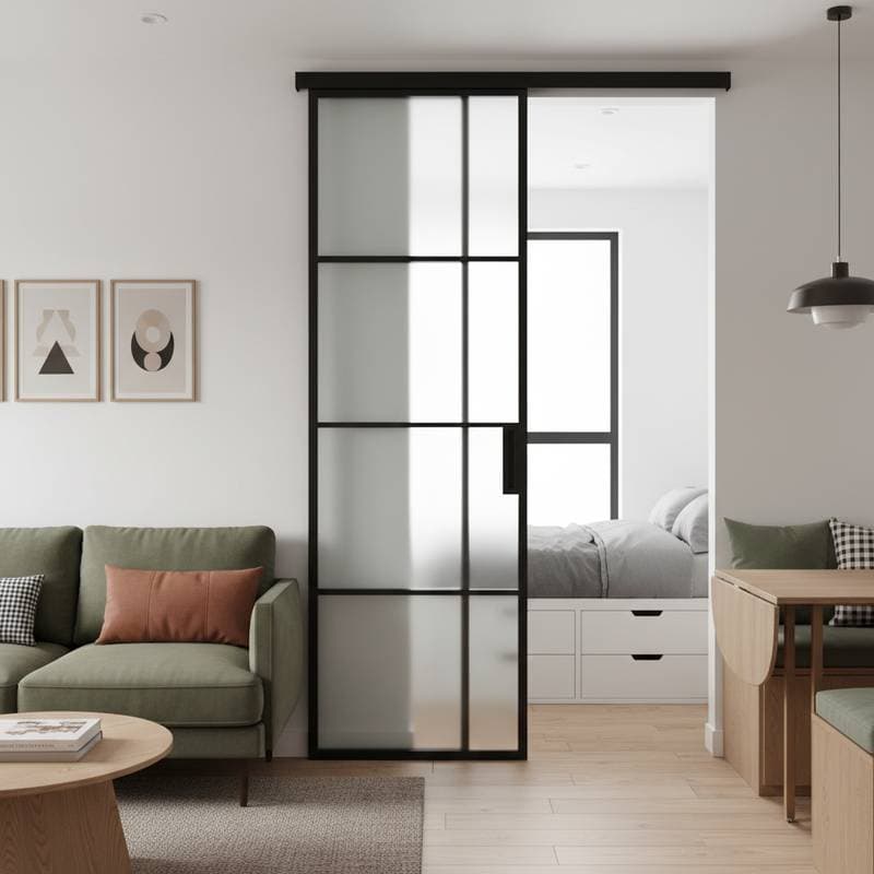 Featured image for Pocket Doors Save Space in Tiny Homes Without Swing