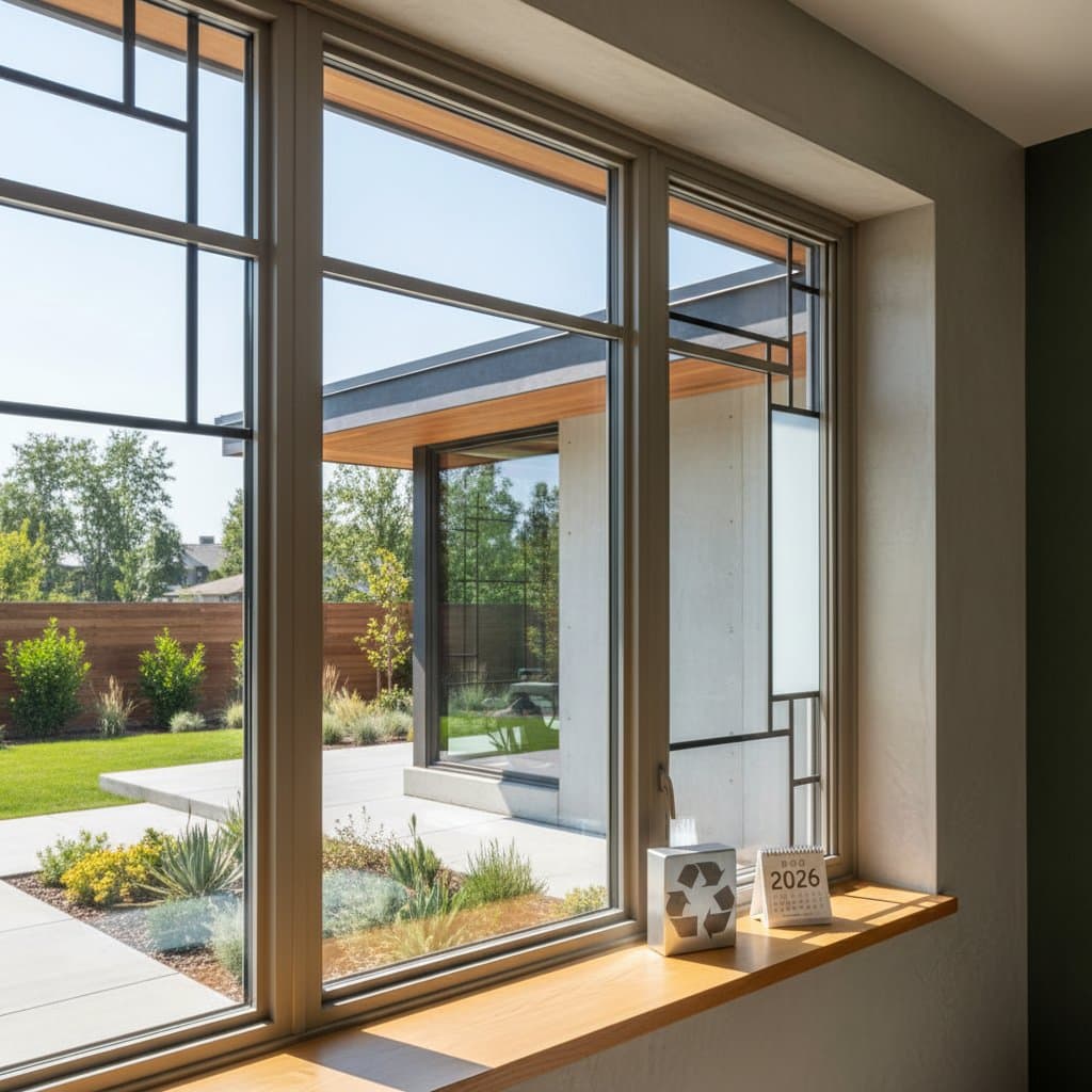 Image for Recycled Aluminum Windows Cut Costs 30% by 2026