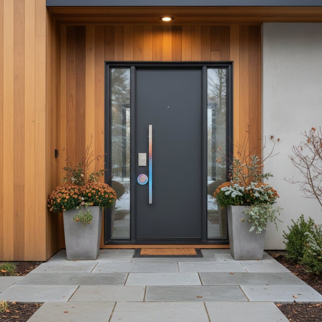 Image for Thermochromic Door Hardware Adapts to Seasons