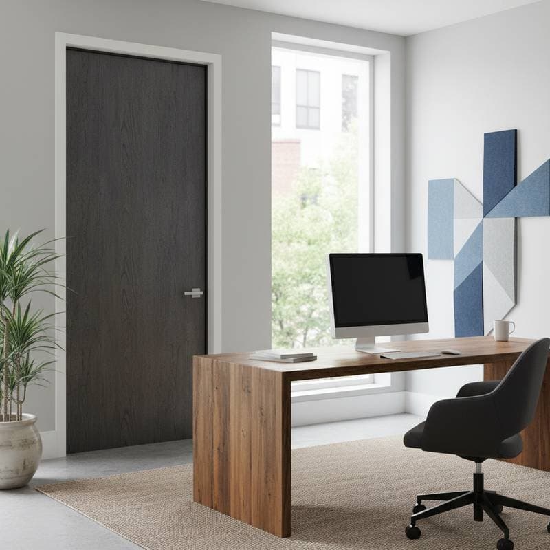 Image for Soundproof Doors Cut 80% of Home Office Noise