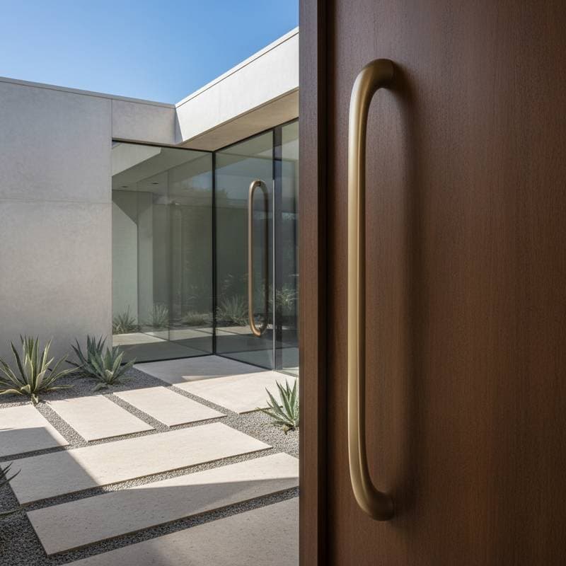 Image for Why Oversized Handles Rule 2026 Door Trends