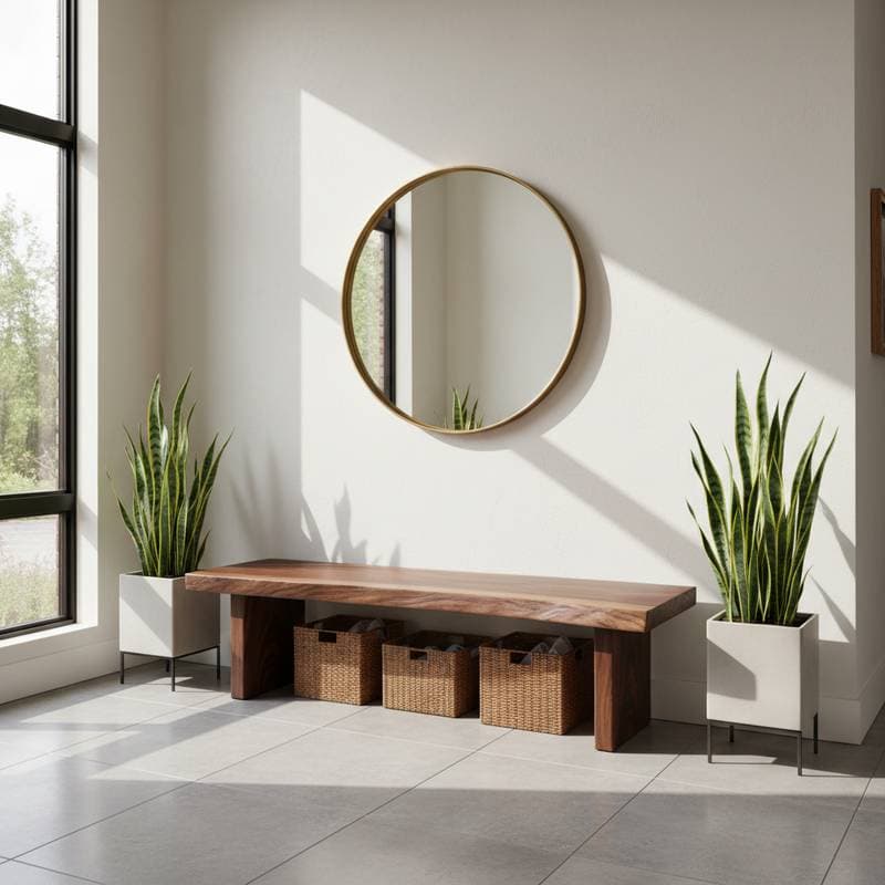 Image for Live Edge Walnut Benches: $600-$3000 Price Guide