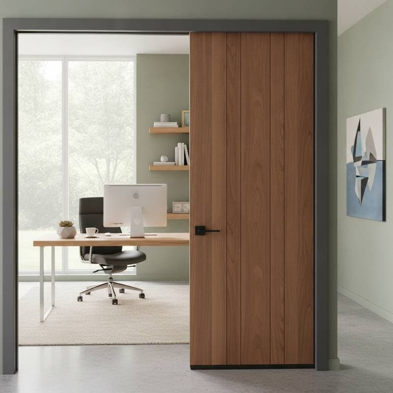 Image for Cut Home Office Noise 80% With Acoustic Wood Doors