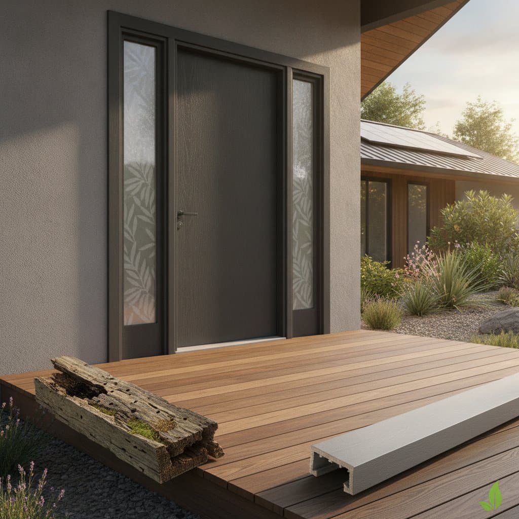Image for Composite Door Frames Outlast Wood by 30 Years