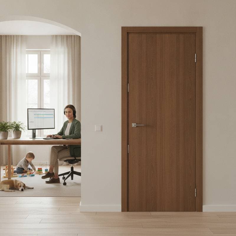 Image for Acoustic Doors Cut Noise 85% for Productive WFH Spaces