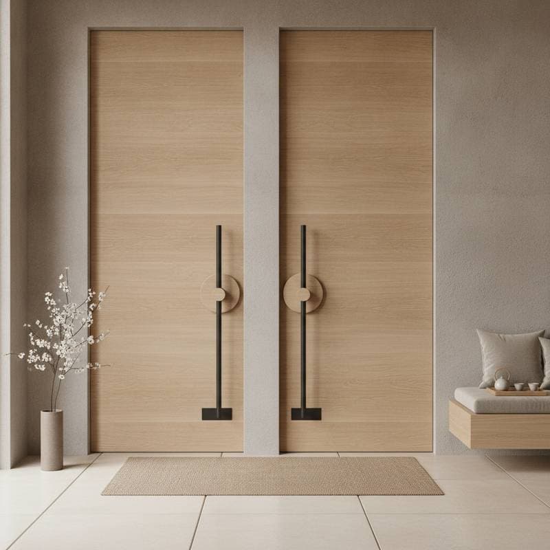 Image for Japandi Hardware Shapes 2026 Minimalist Doors