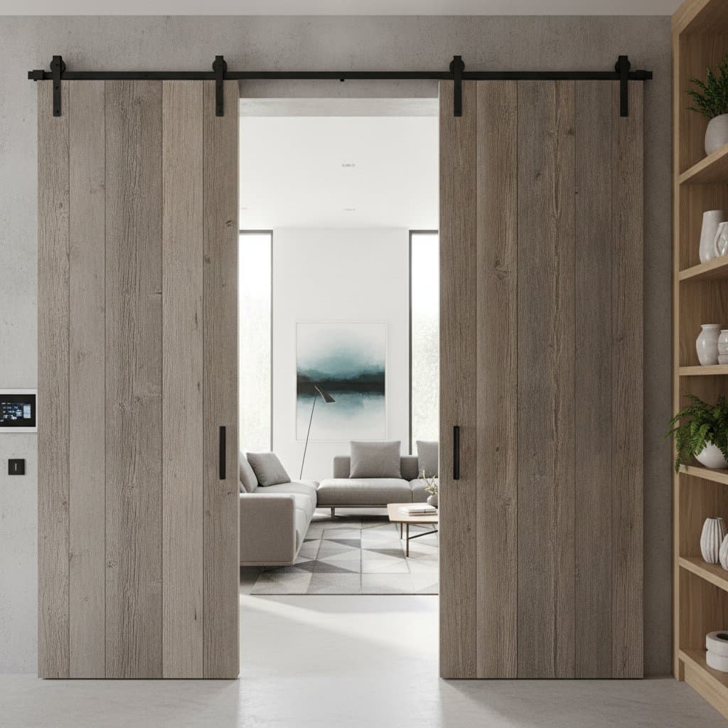 Image for Reclaimed Barn Doors Add $5K to Modern Home Value