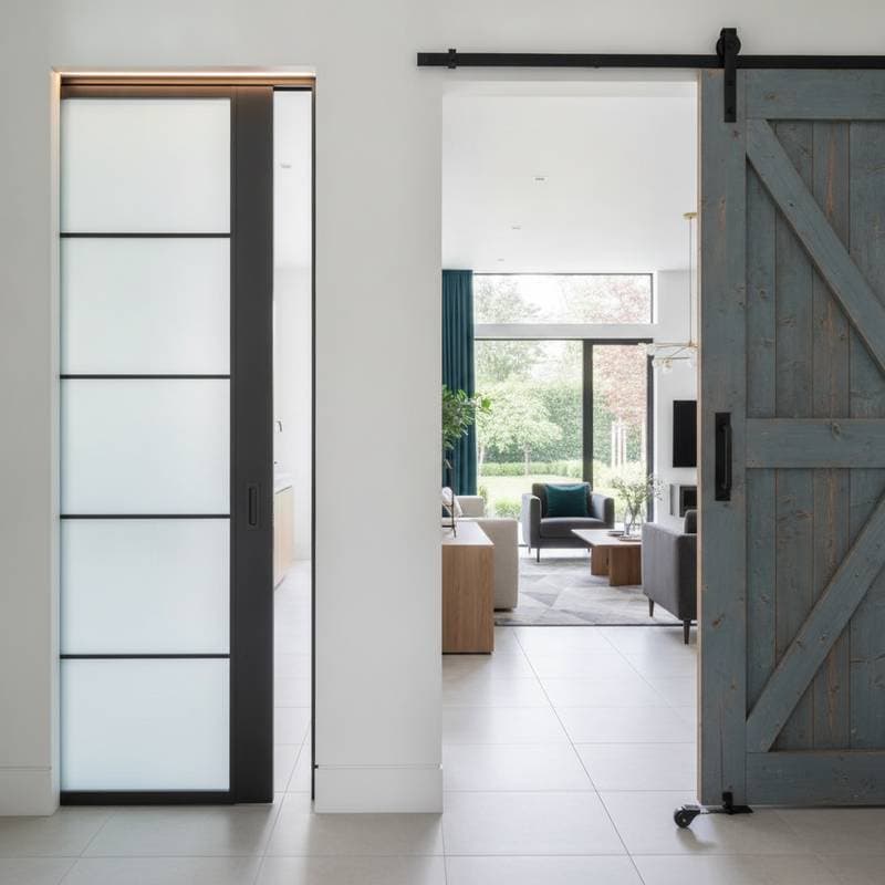 Featured image for Why Barn Door Hardware Fails and Pocket Doors Return